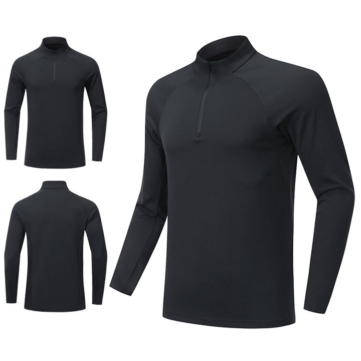 Herren Funktionslangarmshirt mit Reißverschluss Aliams