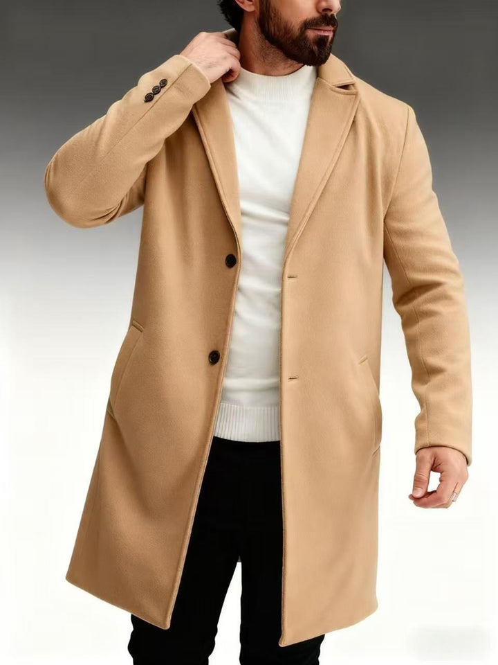 Herren klassischer und eleganter Wintermantel Aliams