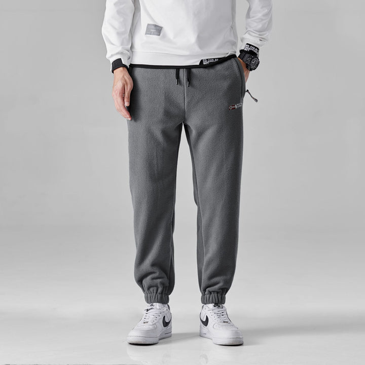 Herren bequeme Fleece Jogginghose Aliams