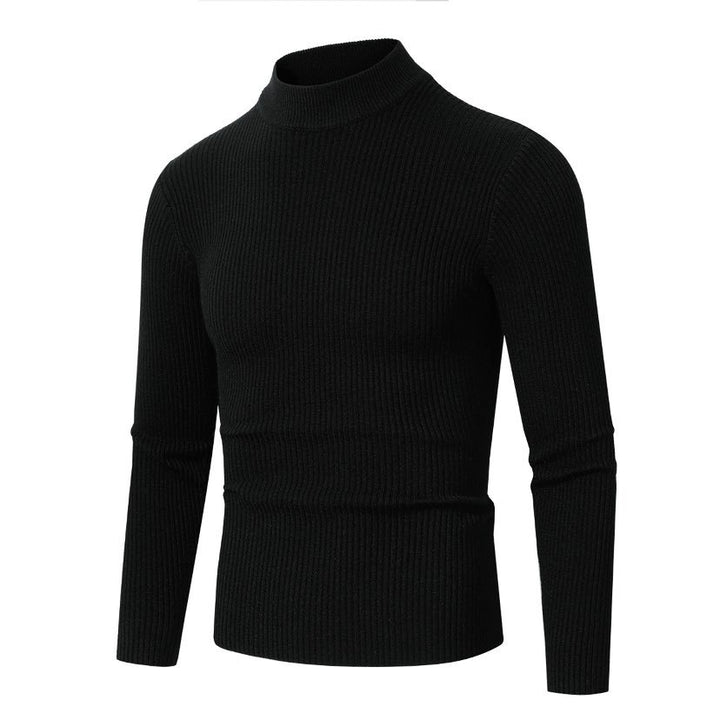 Herren Rollkragenpullover aus hochwertiger Rippenstruktur Aliams