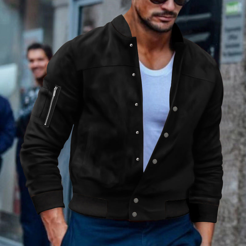 Herren Bomberjacke mit praktischen Reißverschlusstaschen Aliams