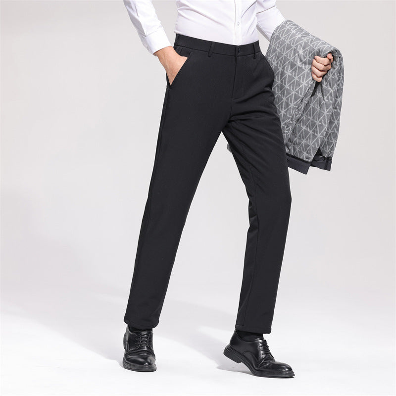 Herren Business-Hosen mit elastischem Bund und modischem Schnitt Aliams