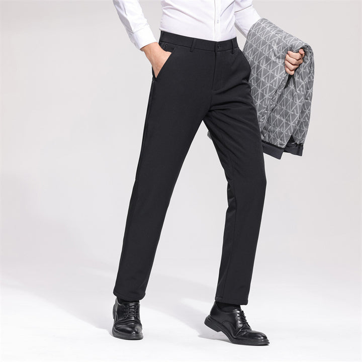 Herren Business-Hosen mit elastischem Bund und modischem Schnitt Aliams