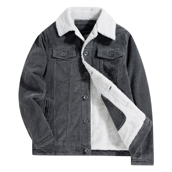Herren Cordjacke mit kuscheligem Futter Aliams