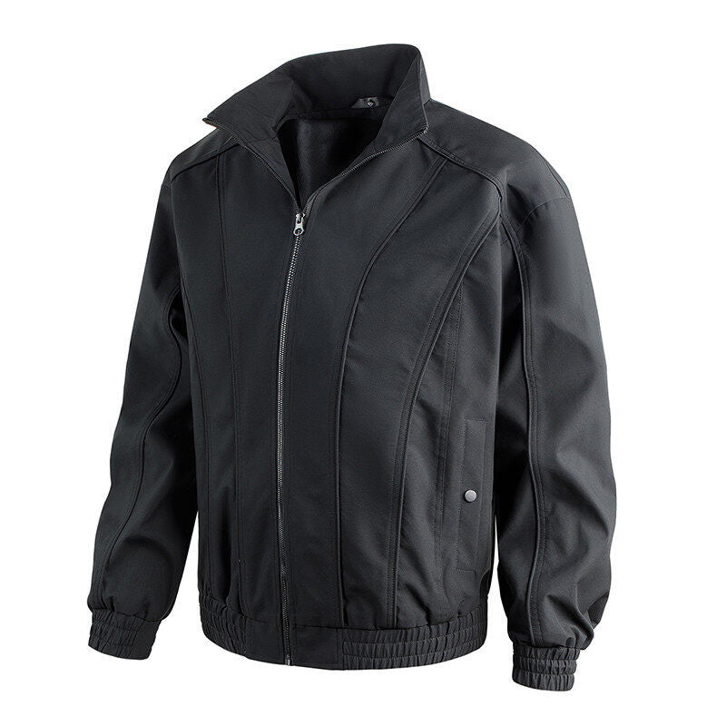 Herren Freizeitjacke mit hochschließendem Kragen und elastischem Bund Aliams