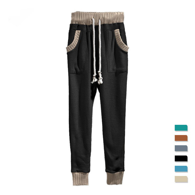 Herren Sportliche Jogginghose mit bequemen seitlichen Eingrifftaschen und elastischem Bund Aliams