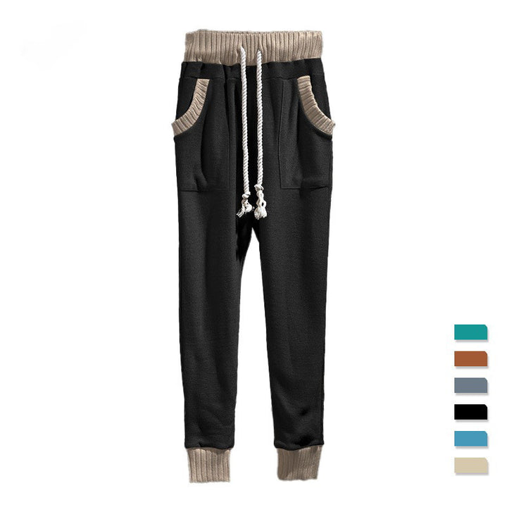 Herren Sportliche Jogginghose mit bequemen seitlichen Eingrifftaschen und elastischem Bund Aliams