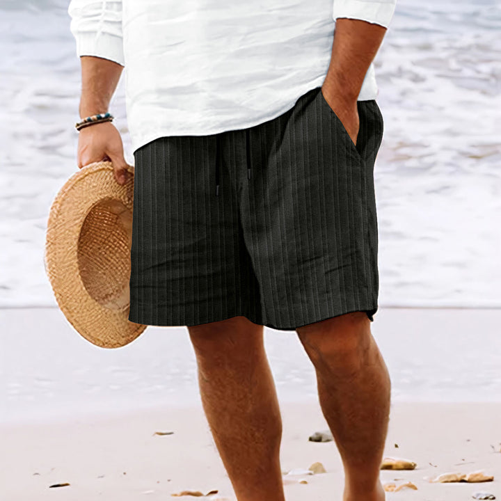 Herren Freizeit Strand Shorts mit dehnbarem Kordelzug Aliams