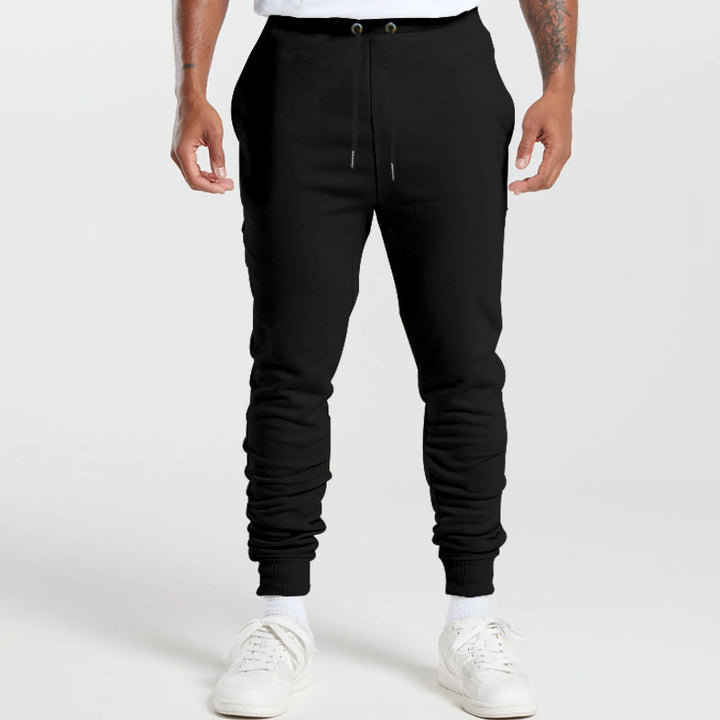 Herren Bequeme Jogginghose mit elastischem Bund und seitlichen Taschen Aliams