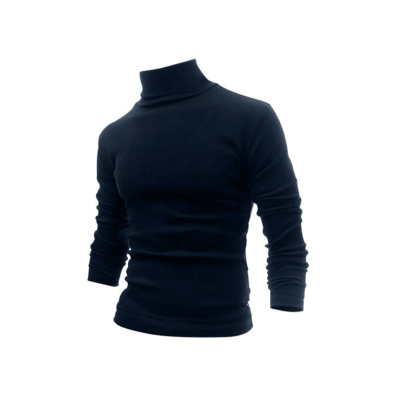 Herren elegantes Rollkragenpullover in hochwertiger Baumwollmischung Aliams