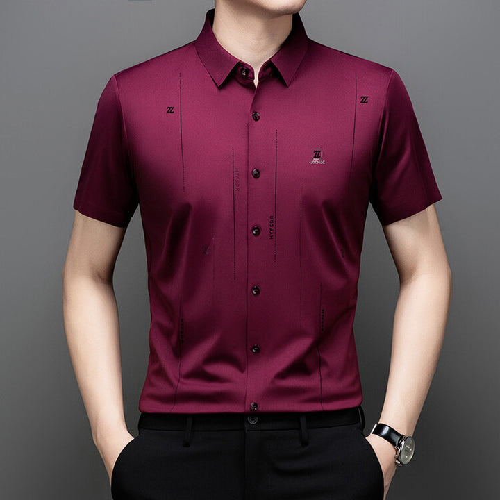 Herren sportliches Kurzarmhemd mit innovativer Feuchtigkeitsregulierung Aliams