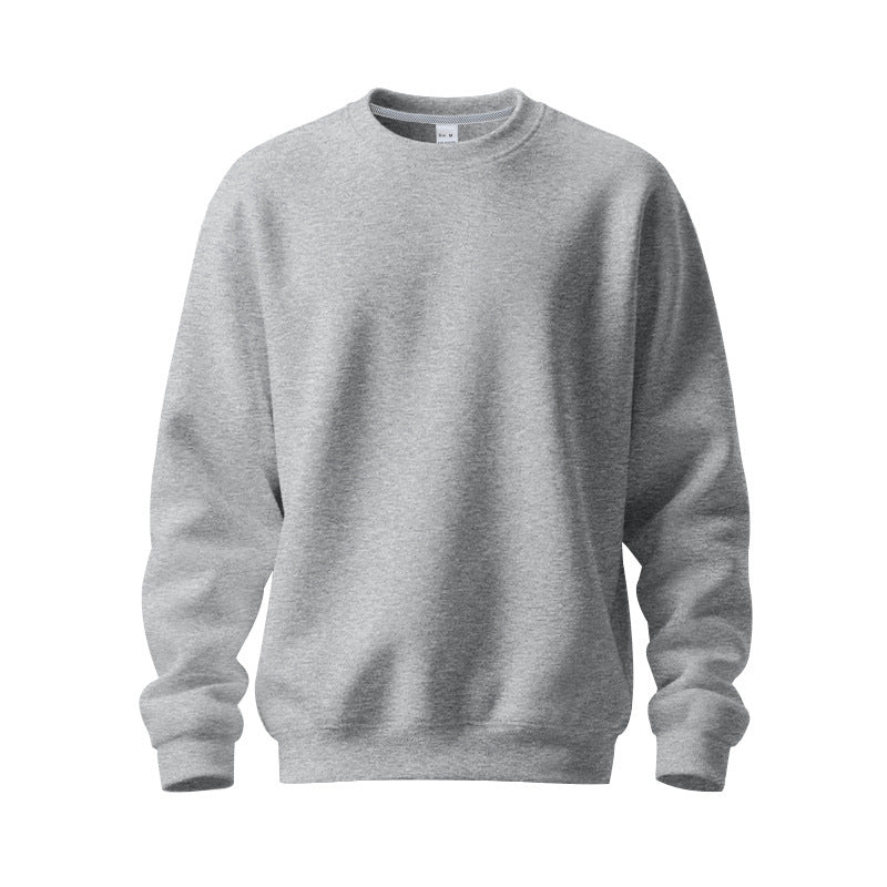 Herren klassischer Sweatshirt mit Rundhalsausschnitt und bequemer Passform Aliams