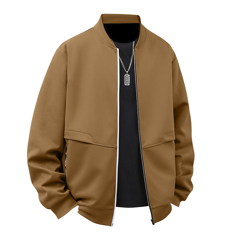 Herren sportliche Bomberjacke mit funktionalen Taschen Aliams