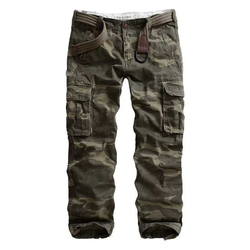 Herren Cargohose mit multifunktionalen Taschen und modernem Camouflagemuster Aliams
