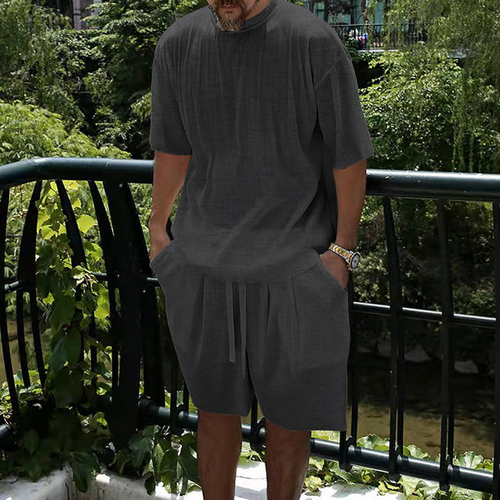 Herren Freizeit Shorts mit luftiger Passform und hochwertiger Struktur Aliams