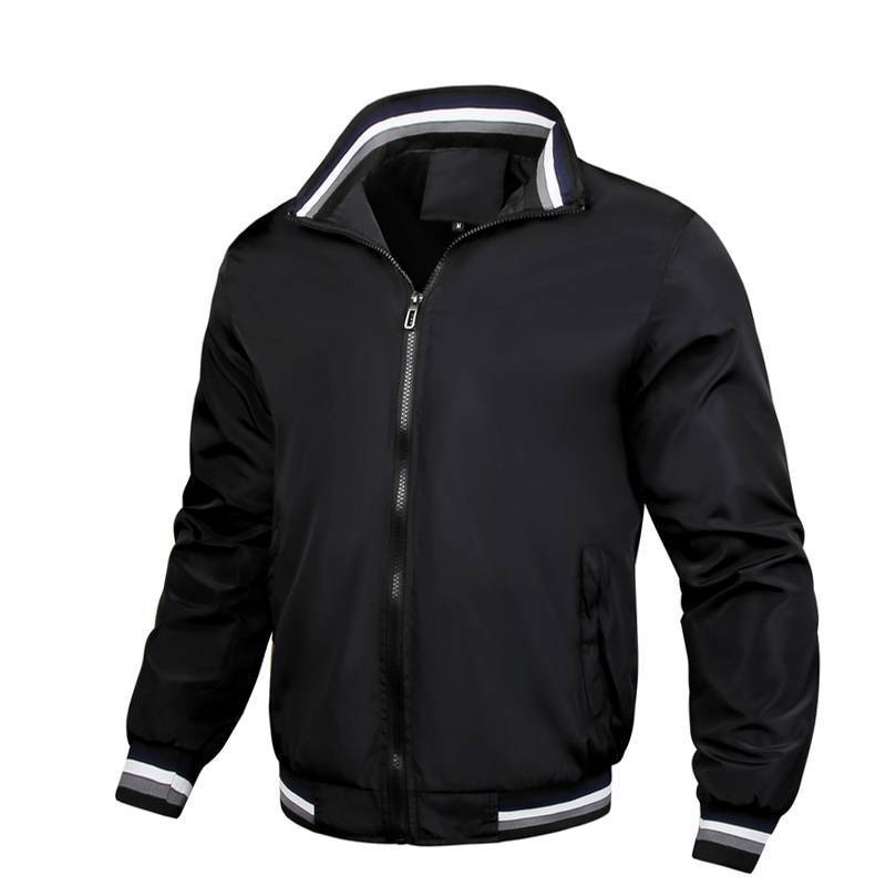 Herren sportliche Windjacke mit strukturiertem Kragen und atmungsaktiver Technologie Aliams