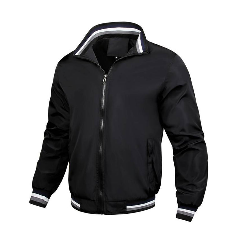 Herren sportliche Windjacke mit strukturiertem Kragen und atmungsaktiver Technologie Aliams
