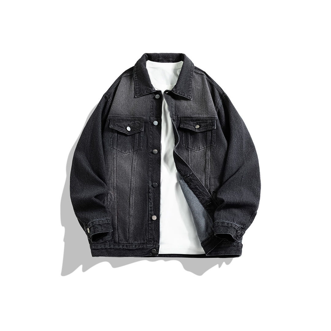 Herren Jeansjacke im klassischen Look mit praktischen Taschen Aliams