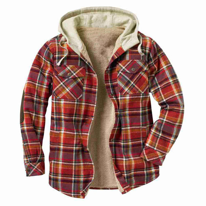Herren Flanelljacke mit weichem Innenfutter und praktischen Brusttaschen Aliams