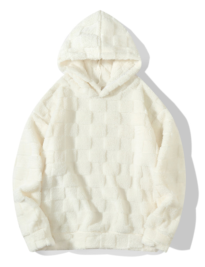 Herren Kapuzenpullover aus weichem Plüsch mit ausgefallenem Design Aliams