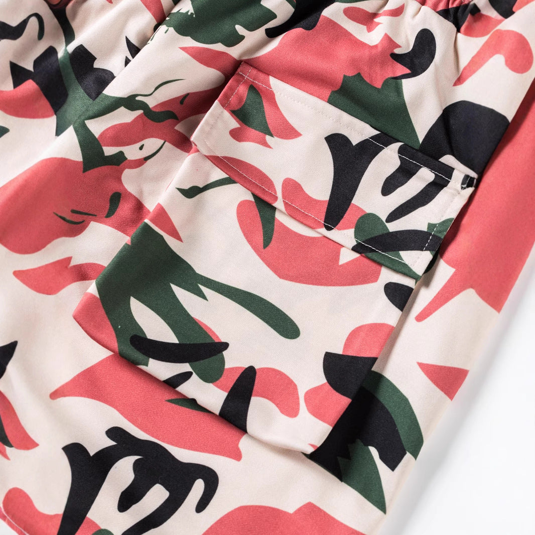 Herren Jogging-Hosen im modernen Camouflage-Stil Aliams