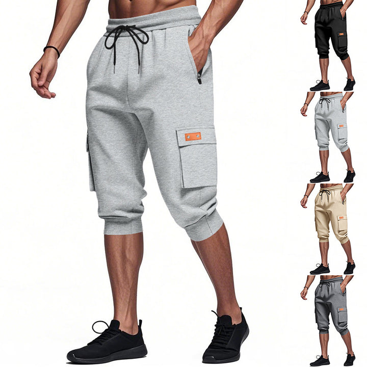 Herren Cargo-Shorts mit elastischem Bund und praktischen Seitentaschen Aliams