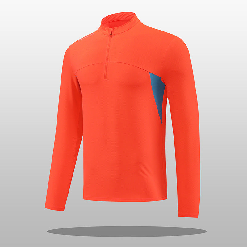 Herren Funktions-Thermoshirt mit Stehkragen und Reißverschluss Aliams