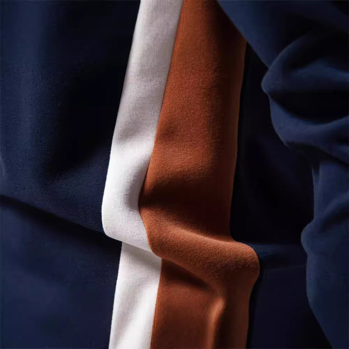 Herren Freizeit-Sweatshirt mit modernem Farbblockdesign Aliams