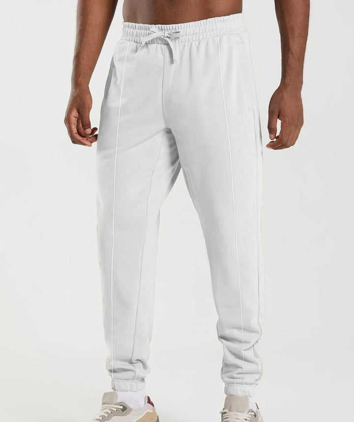 Herren Sportliche Jogginghose mit elastischem Bund und seitlichen Taschen Aliams