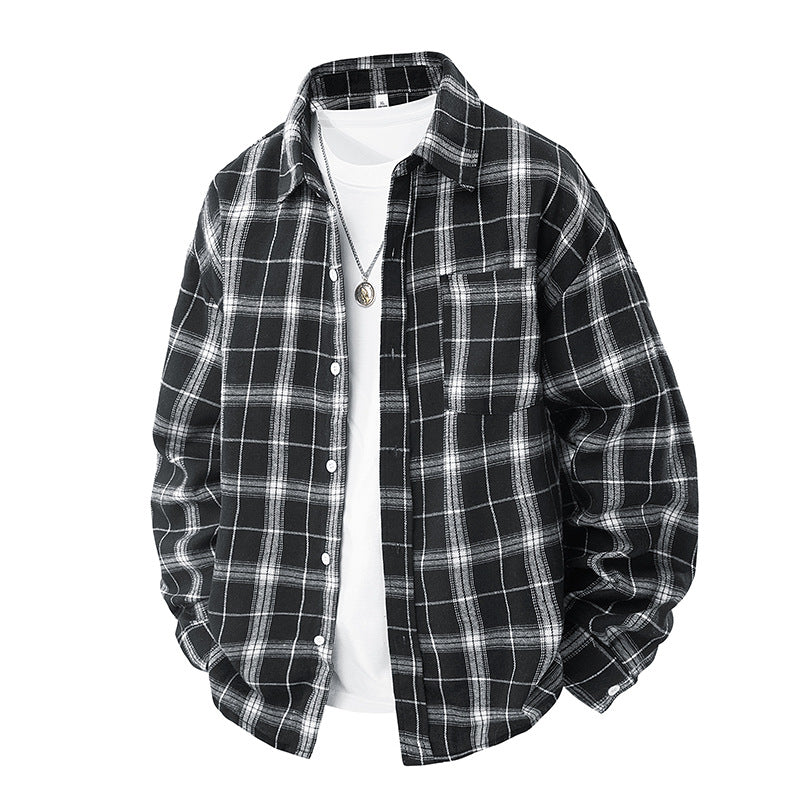 Herren kariertes Freizeithemd Aliams