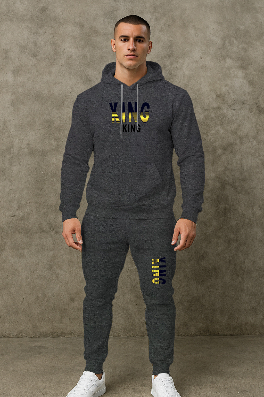 Herren sportives Hoodie- und Jogginghose-Set Aliams