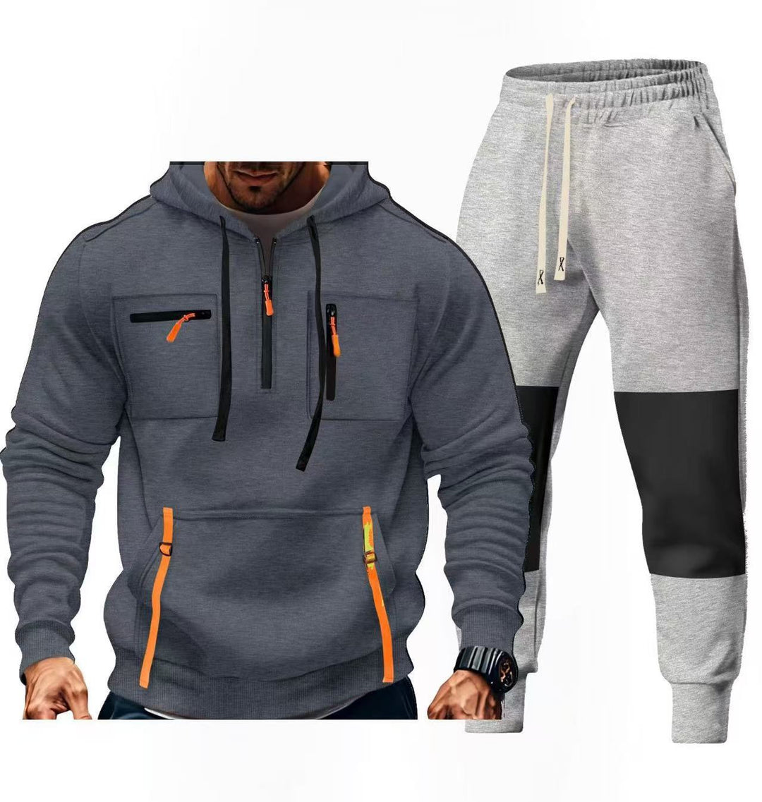 Herren Sportbekleidungsset mit funktionalen Taschen Aliams