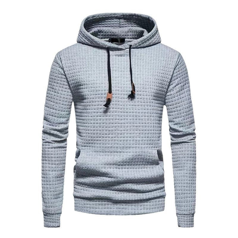 Herren komfortabler Hoodie mit strukturiertem Gewebe Aliams