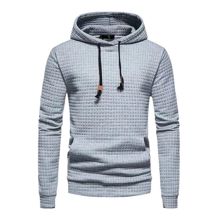 Herren komfortabler Hoodie mit strukturiertem Gewebe Aliams