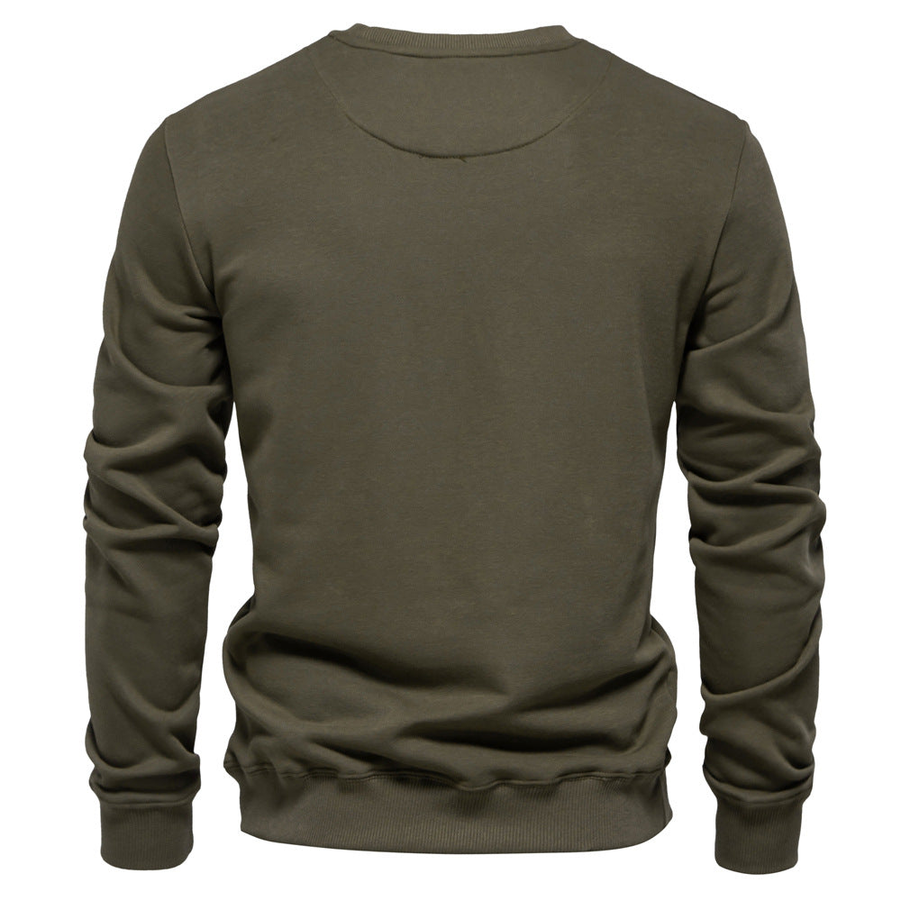 Herren Sweatshirt mit klassischem Rundhalsausschnitt Aliams