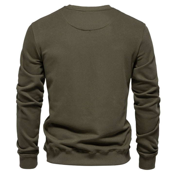 Herren Sweatshirt mit klassischem Rundhalsausschnitt Aliams