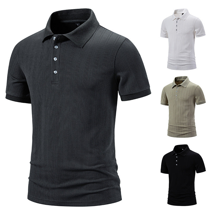 Herren Poloshirt mit strukturiertem Design und hochwertiger Baumwollmischung Aliams