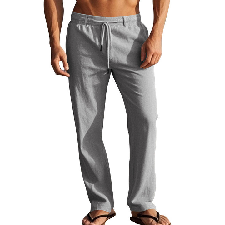 Herren Bequeme Strandhose mit verstellbarem Kordelzug und leichten Materialien Aliams