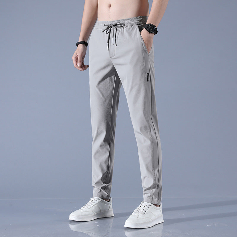 Herren sportliche Sweatpants mit verstellbarem Kordelzug und seitlichen Reißverschlusstaschen Aliams