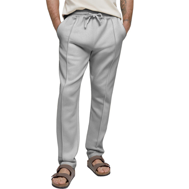 Herren Sportliche Jogginghose mit elastischem Bund und Seitentaschen Aliams