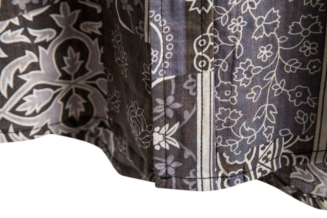 Herren Kurzarmhemd mit einzigartigem Ethno-Muster und lässigem Schnitt Aliams