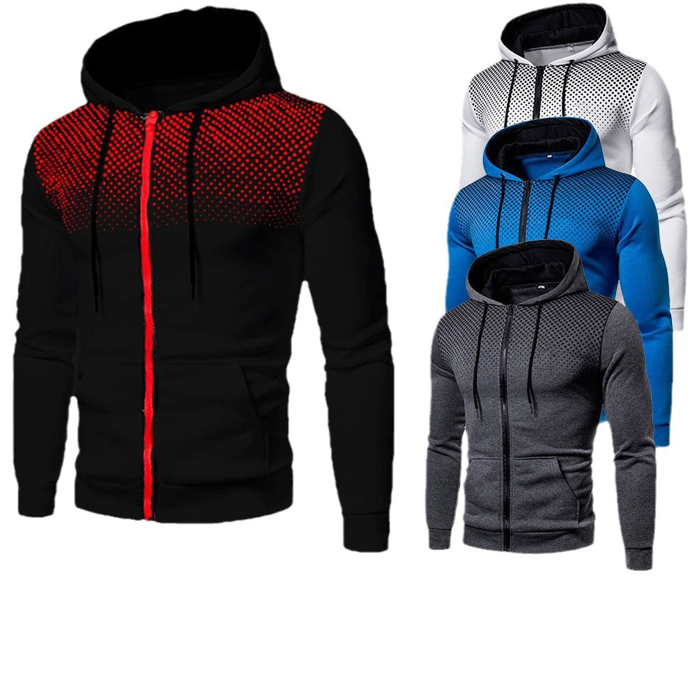 Herren Sportlicher Kapuzenpullover mit atmungsaktivem Mesh-Einsatz Aliams