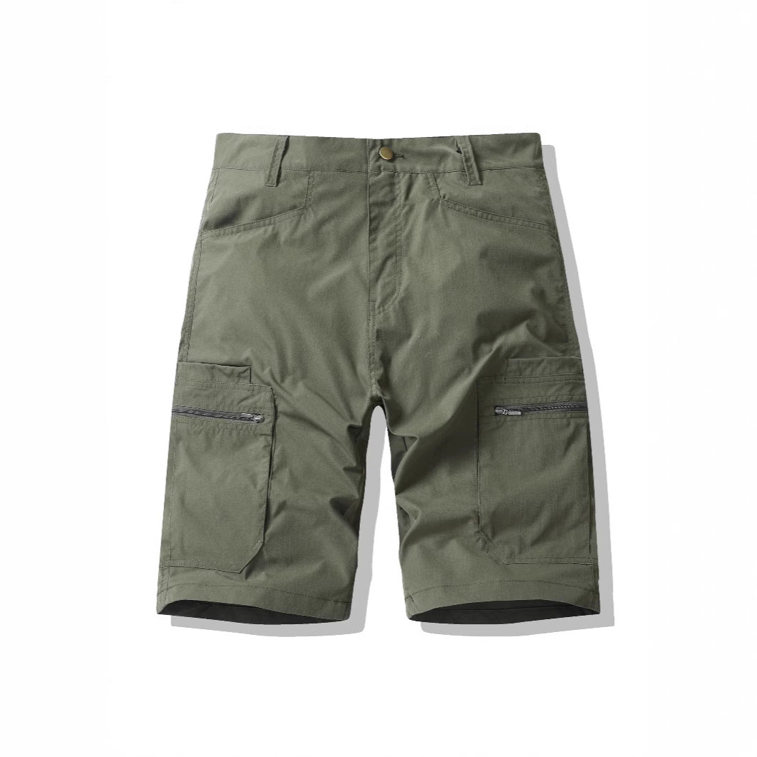 Herren Funktions-Cargoshorts mit praktischen Reißverschlusstaschen Aliams