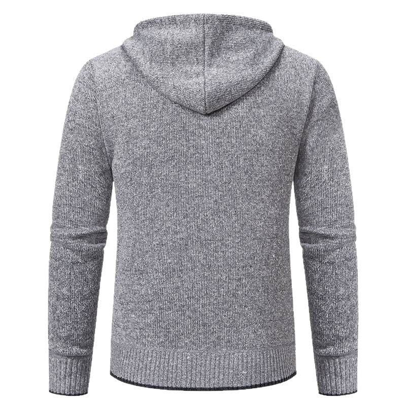 Herren Kapuzenjacke mit softem Fleece-Futter und eleganten Details Aliams