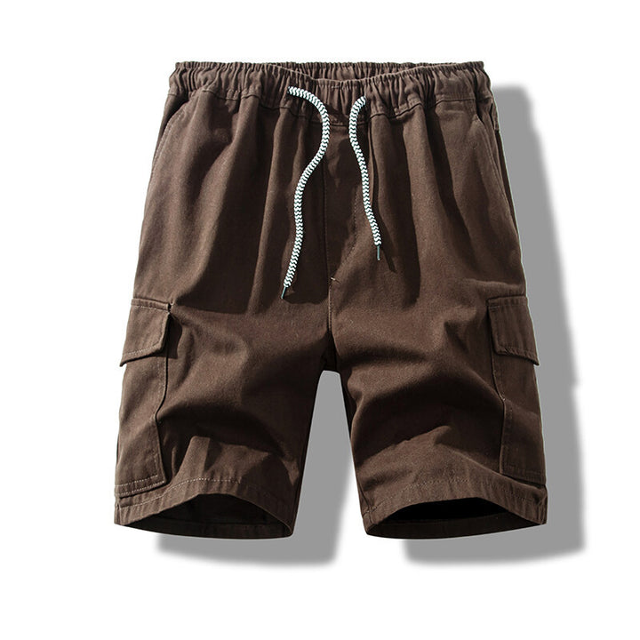 Herren Cargo-Shorts mit elastischem Bund und praktischen Seitentaschen Aliams