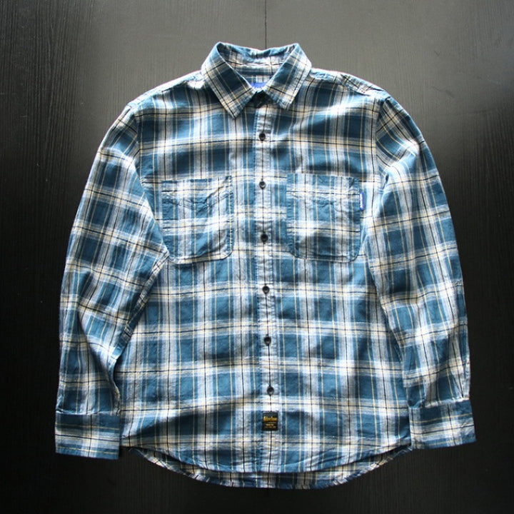 Herren karierte Flanellhemden mit praktischen Brusttaschen und komfortablem Schnitt Aliams