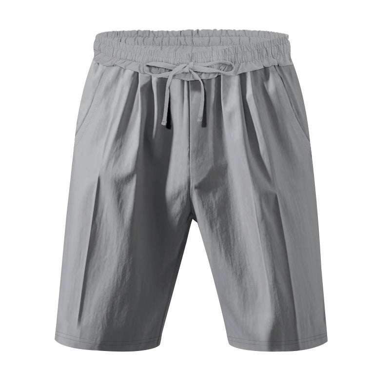 Herren sportliche Funktionsshorts mit verstellbarem Bund und atmungsaktivem Material Aliams