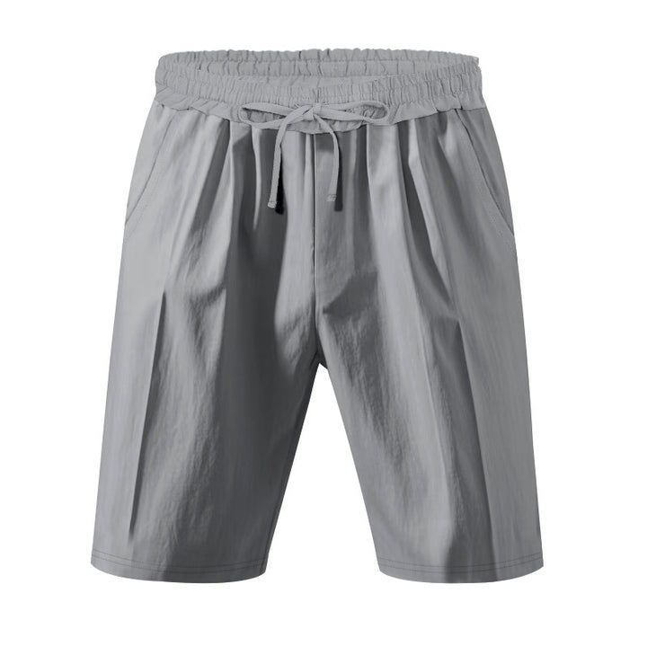 Herren sportliche Funktionsshorts mit verstellbarem Bund und atmungsaktivem Material Aliams