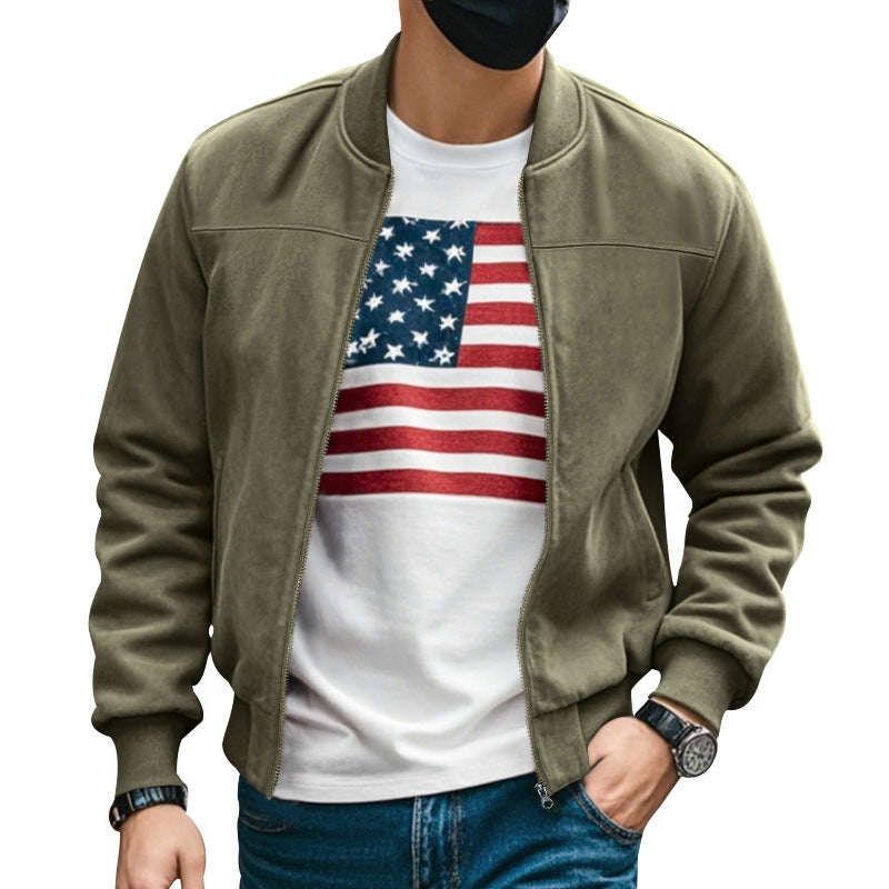 Herren sportliche Bomberjacke mit atmungsaktiven Eigenschaften und stylischem Schnitt Aliams