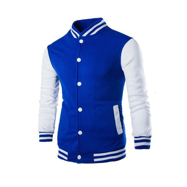 Herren varsity Jacke mit kontrastierenden Ärmeln und sportlichen Details Aliams